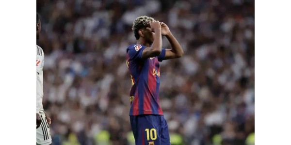 Lamine Yamal drabbade samman med flera Real Madrid-spelare Lamine Yamal drabbade samman med flera Real Madrid-spelare